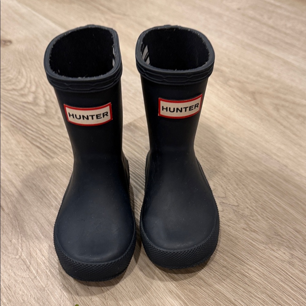 Hunter Kids Classic Black Rain Boots